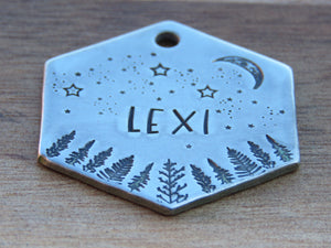 Native Wolf Pet Tags PICCOLO