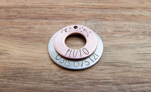 Native Wolf Pet Tags PLUTO (DOUBLE)