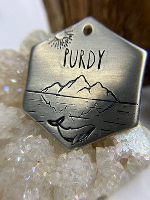 Native Wolf Pet Tags PURDY