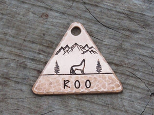 Native Wolf Pet Tags ROO