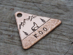 Native Wolf Pet Tags ROO