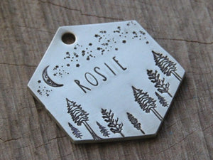 Native Wolf Pet Tags ROSIE