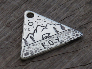 Native Wolf Pet Tags ROY