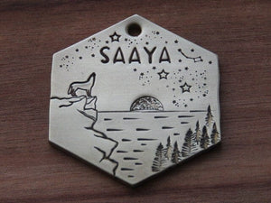 Native Wolf Pet Tags SAAYA