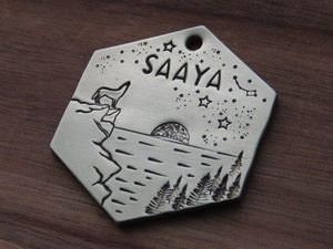 Native Wolf Pet Tags SAAYA
