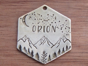 Native Wolf Pet Tags SAGE