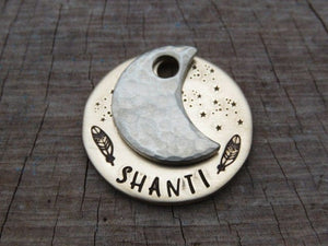 Native Wolf Pet Tags SHANTI (DOUBLE)