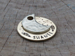 Native Wolf Pet Tags SHANTI (DOUBLE)