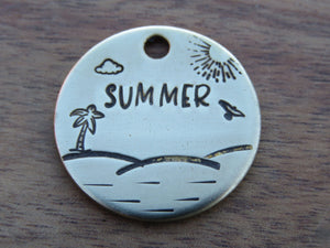 Native Wolf Pet Tags SUMMER