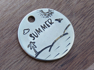 Native Wolf Pet Tags SUMMER