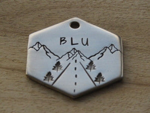 Native Wolf Pet Tags TEXAS