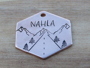 Native Wolf Pet Tags TEXAS