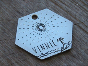 Native Wolf Pet Tags VINNIE