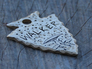 Native Wolf Pet Tags WALKER