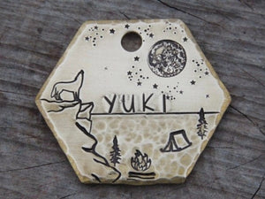 Native Wolf Pet Tags YUKI