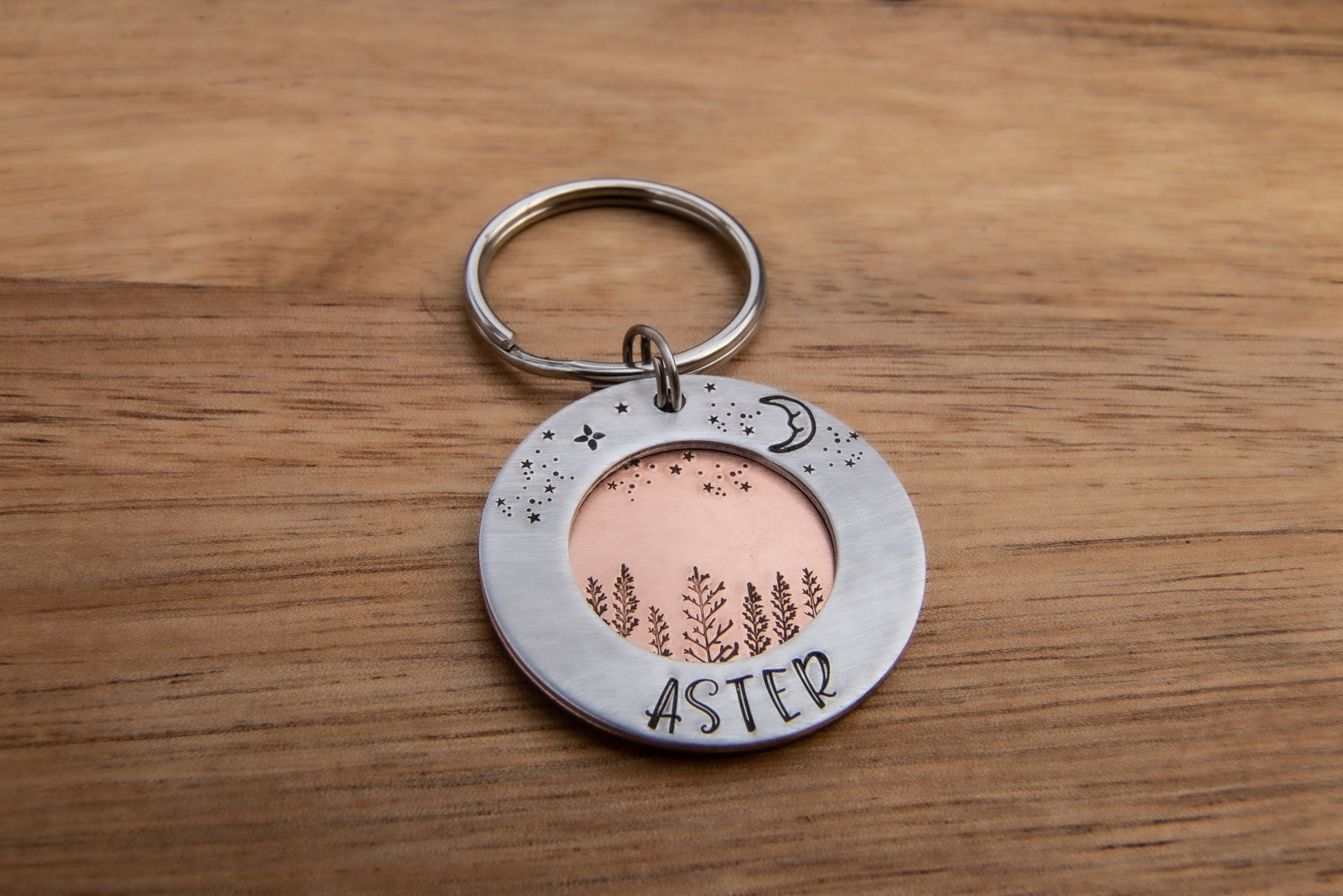 Native Wolf Pet Tags ASTER (DOUBLE)