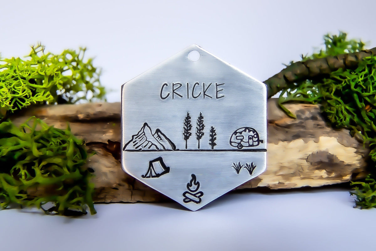 Native Wolf Pet Tags ALMONG