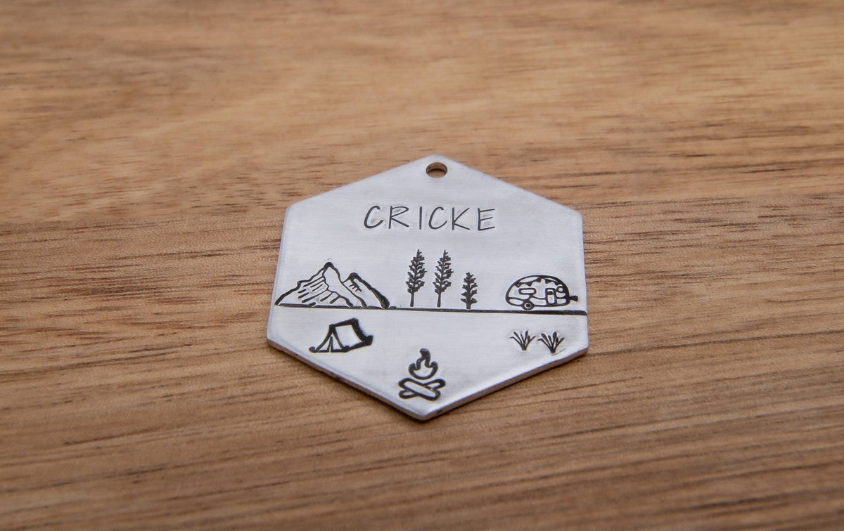 Native Wolf Pet Tags ALMONG