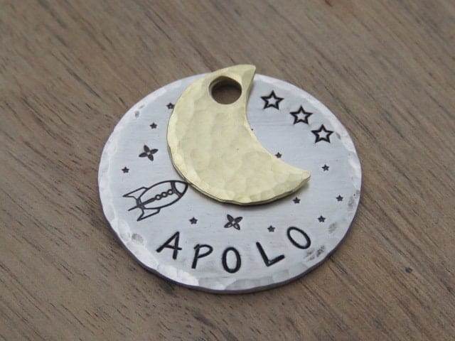 Native Wolf Pet Tags APOLO (DOUBLE)