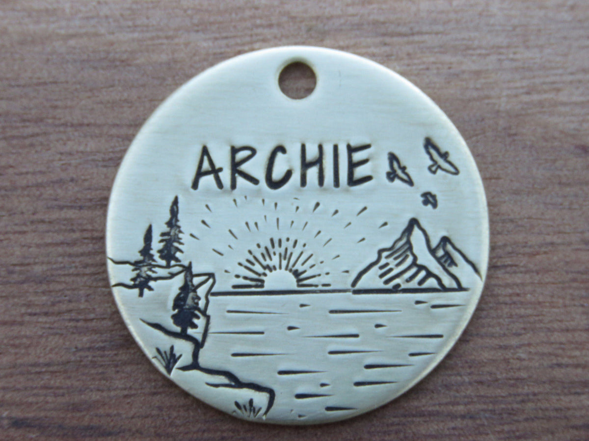 Native Wolf Pet Tags ARCHIE
