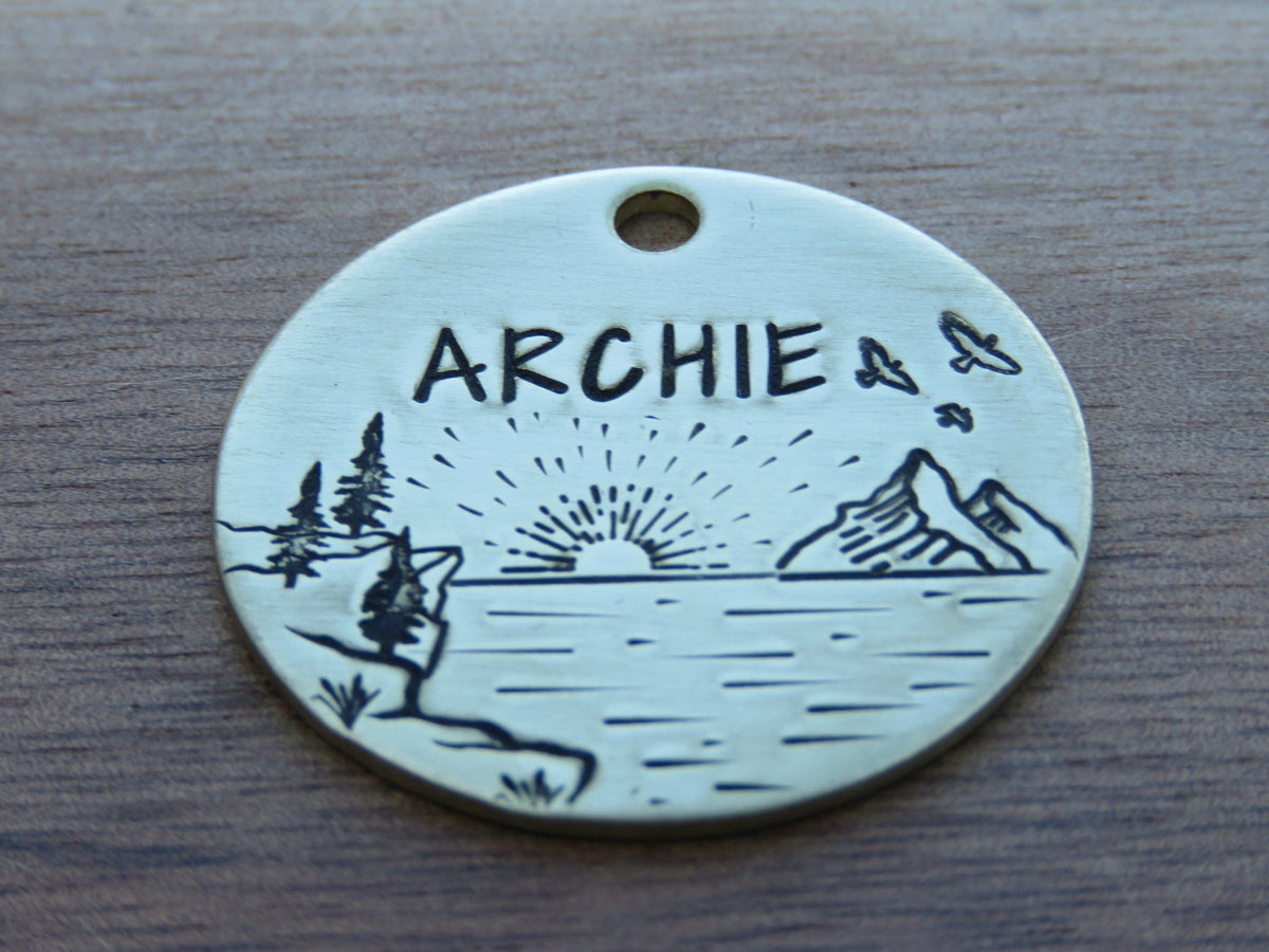 Native Wolf Pet Tags ARCHIE