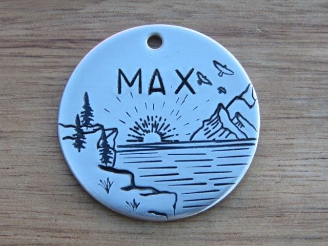 Native Wolf Pet Tags ARCHIE