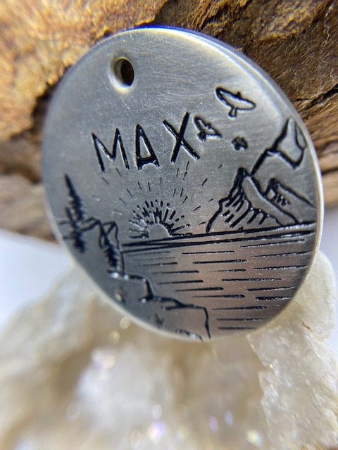 Native Wolf Pet Tags ARCHIE