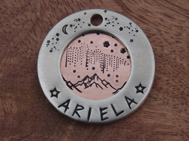 Native Wolf Pet Tags ARIELA (DOUBLE)