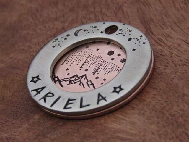 Native Wolf Pet Tags ARIELA (DOUBLE)