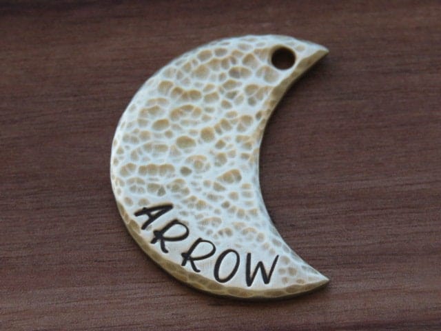 Native Wolf Pet Tags ARROW