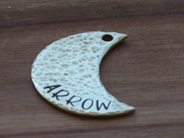 Native Wolf Pet Tags ARROW