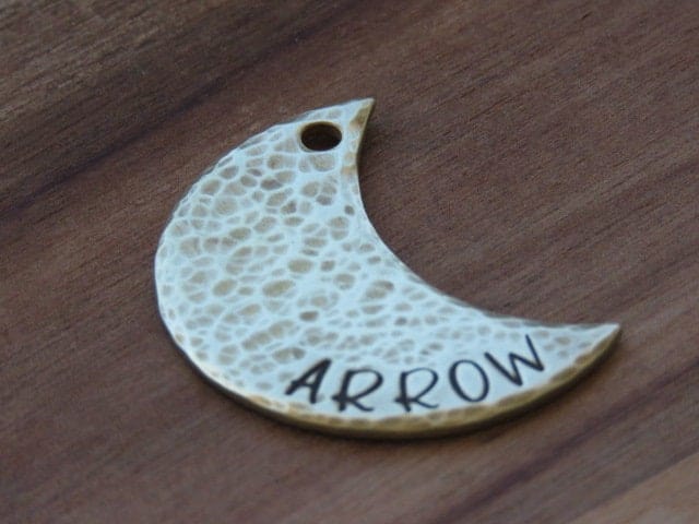 Native Wolf Pet Tags ARROW