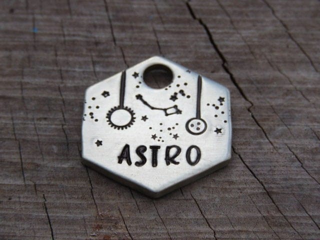 Native Wolf Pet Tags ASTRO