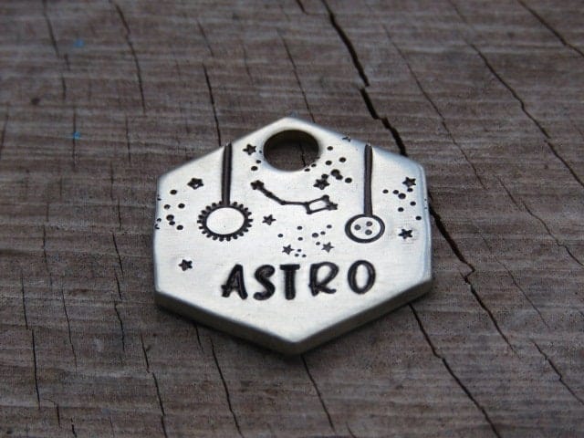 Native Wolf Pet Tags ASTRO
