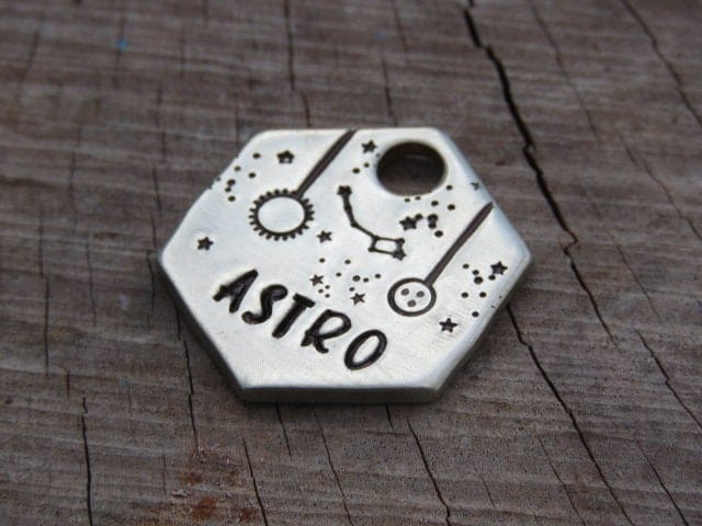 Native Wolf Pet Tags ASTRO