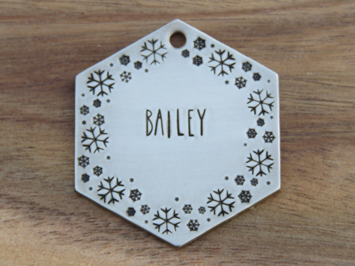 Native Wolf Pet Tags BAILEY