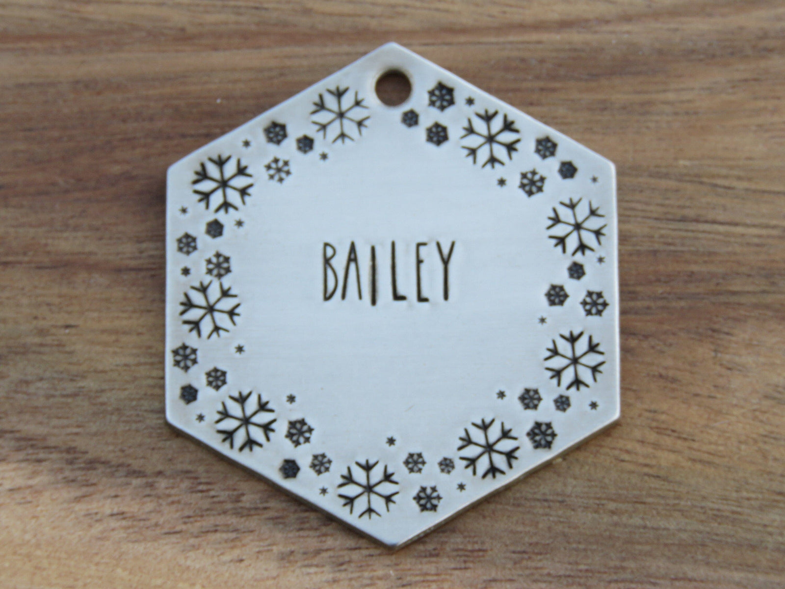 Native Wolf Pet Tags BAILEY