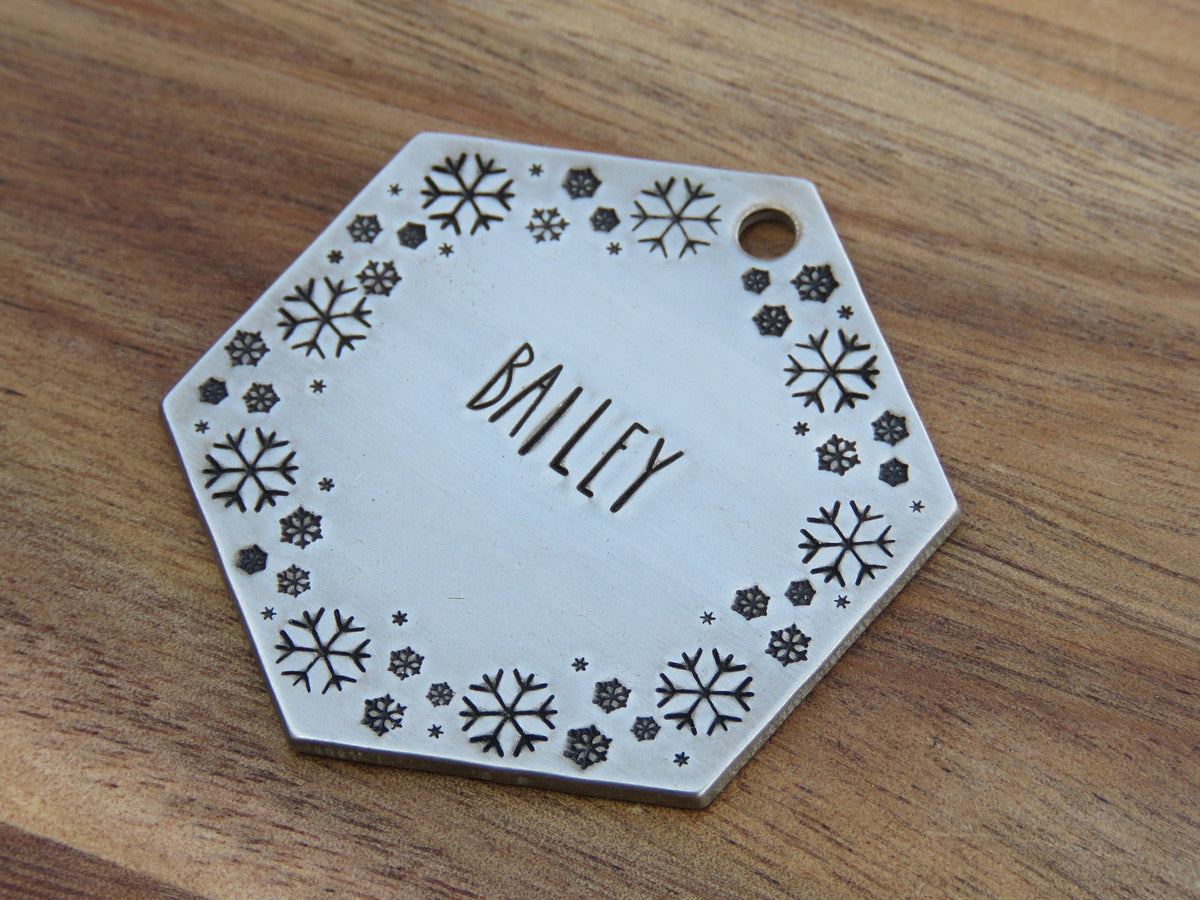 Native Wolf Pet Tags BAILEY