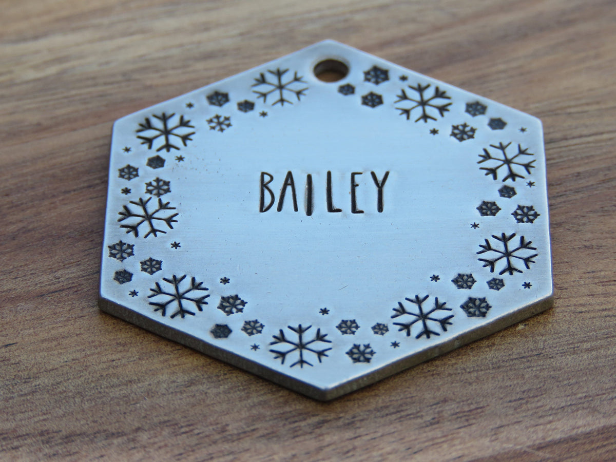Native Wolf Pet Tags BAILEY