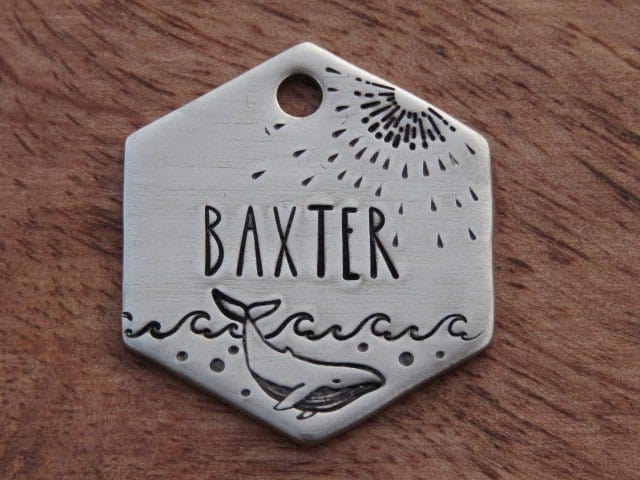 Native Wolf Pet Tags BAXTER