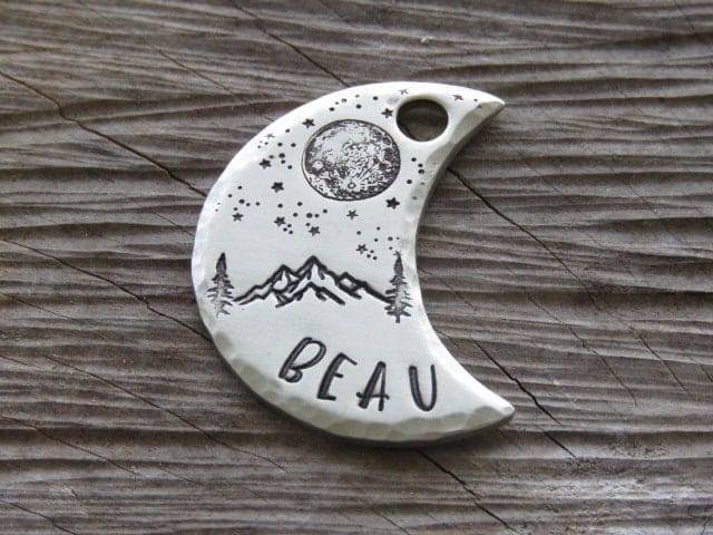 Native Wolf Pet Tags BEAU