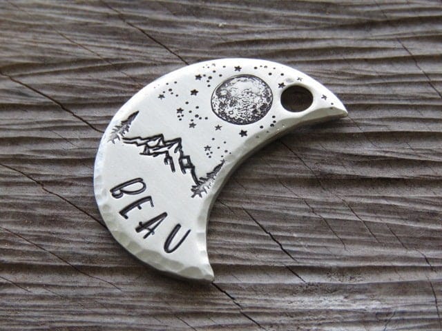 Native Wolf Pet Tags BEAU