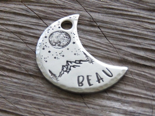Native Wolf Pet Tags BEAU