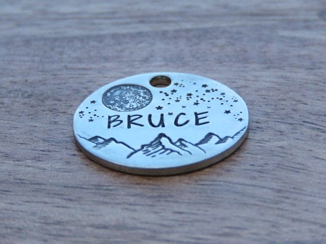 Native Wolf Pet Tags BRUCE