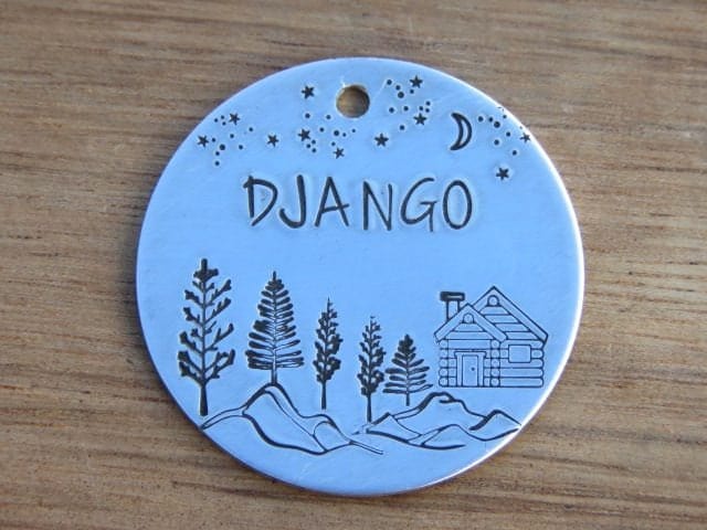 Native Wolf Pet Tags CASPER