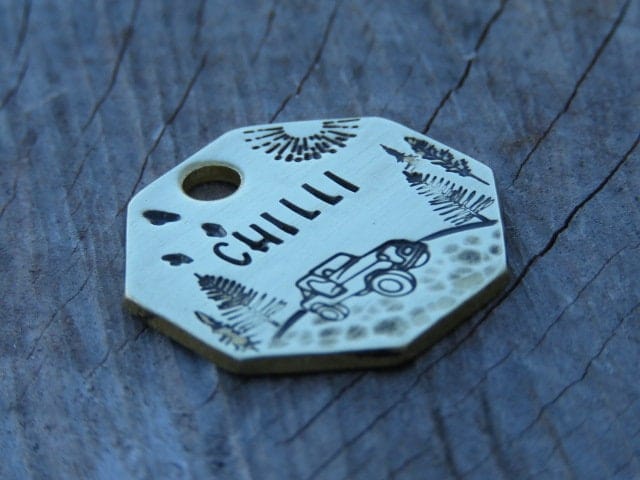Native Wolf Pet Tags CHILLI