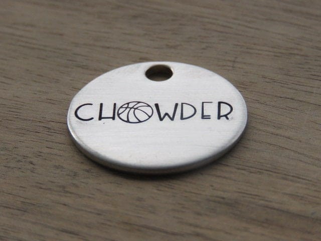 Native Wolf Pet Tags CHOWDER