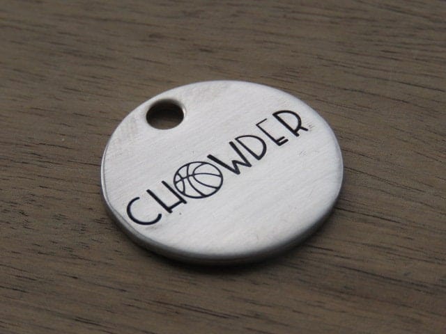 Native Wolf Pet Tags CHOWDER