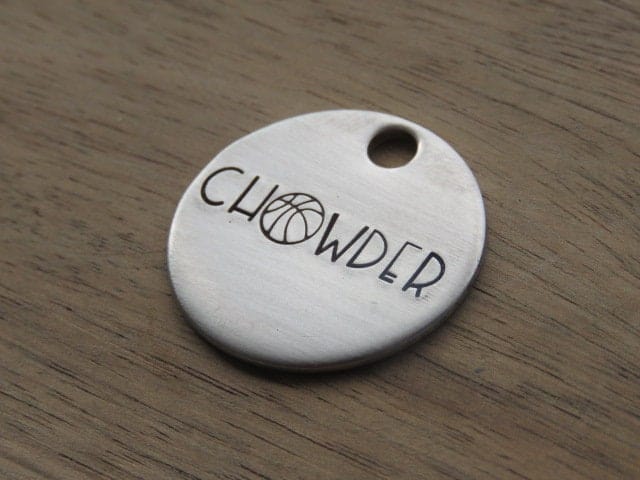 Native Wolf Pet Tags CHOWDER