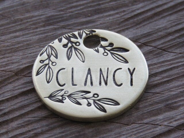 Native Wolf Pet Tags CLANCY